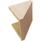 Ekena Millwork 9"W x 9"D x 9"H Wide Concord Rough Cedar Woodgrain TimberThane Corbel, Primed Tan CORUR09X09X09CONRCPR - alternate 3